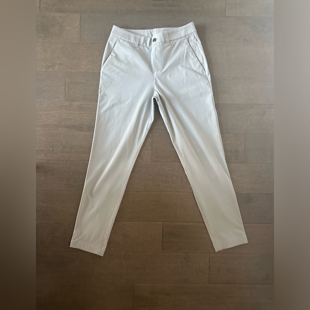 Men’s Lululemon ABC Slim Trouser in Silver Drop 28x30